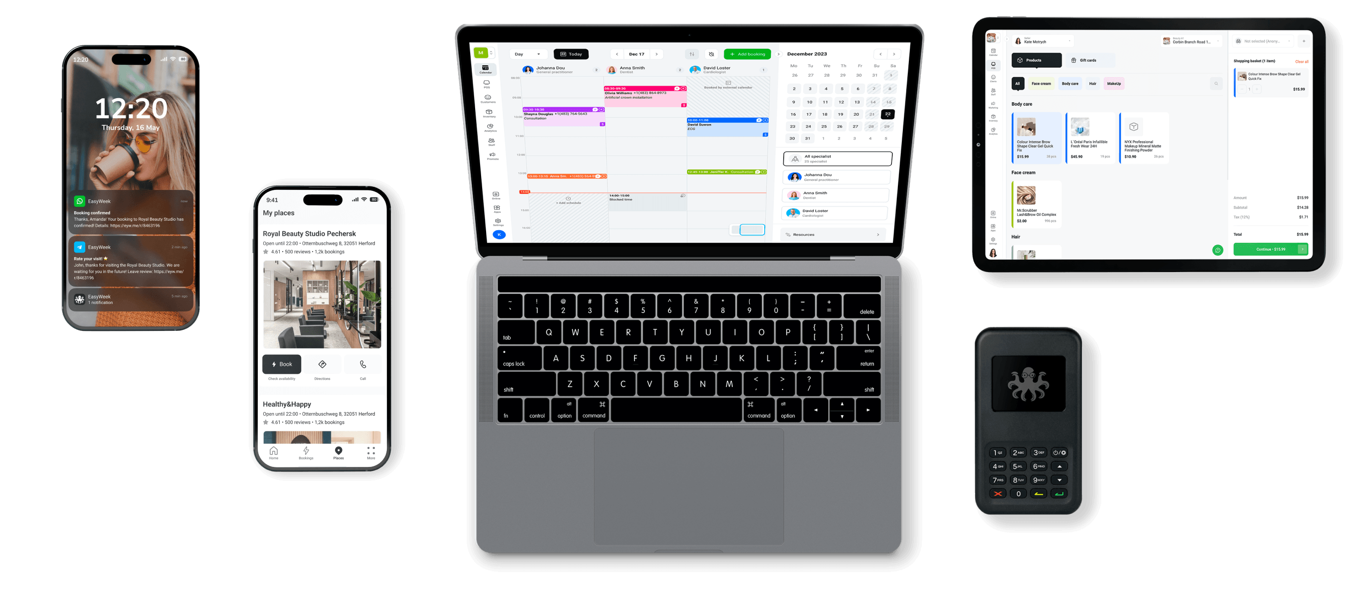 reservation systems for appointment booking